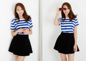 NHỮNG KIỂU VÁY VẢI THUN